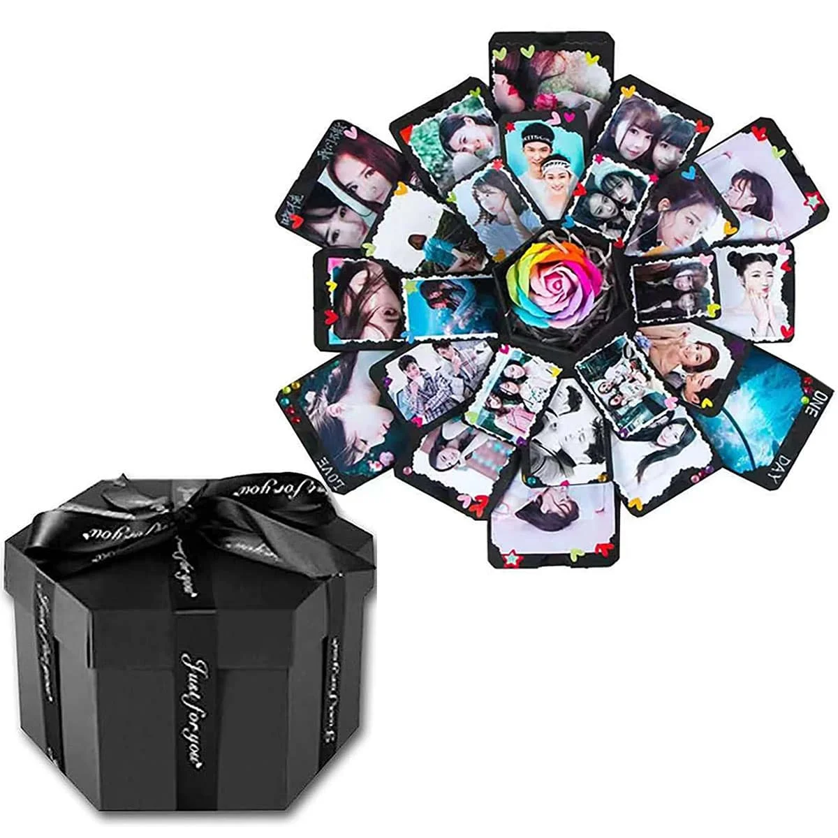 Explosion gift box set DIY photo album for couples mother's day wedding anniversary