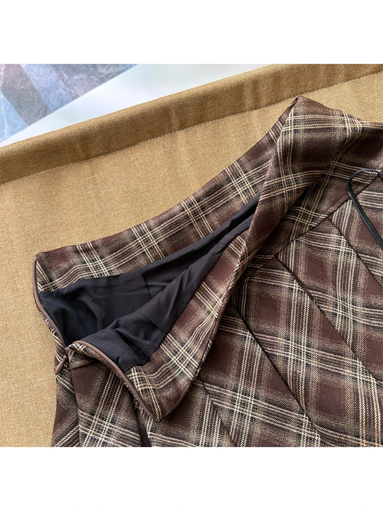 青と赤のチェック柄プリーツスカート　2000s ヴィンテージ y2k グランジ チェックスカート 赤 レイヤード y2k 00s マクブリング グランジ