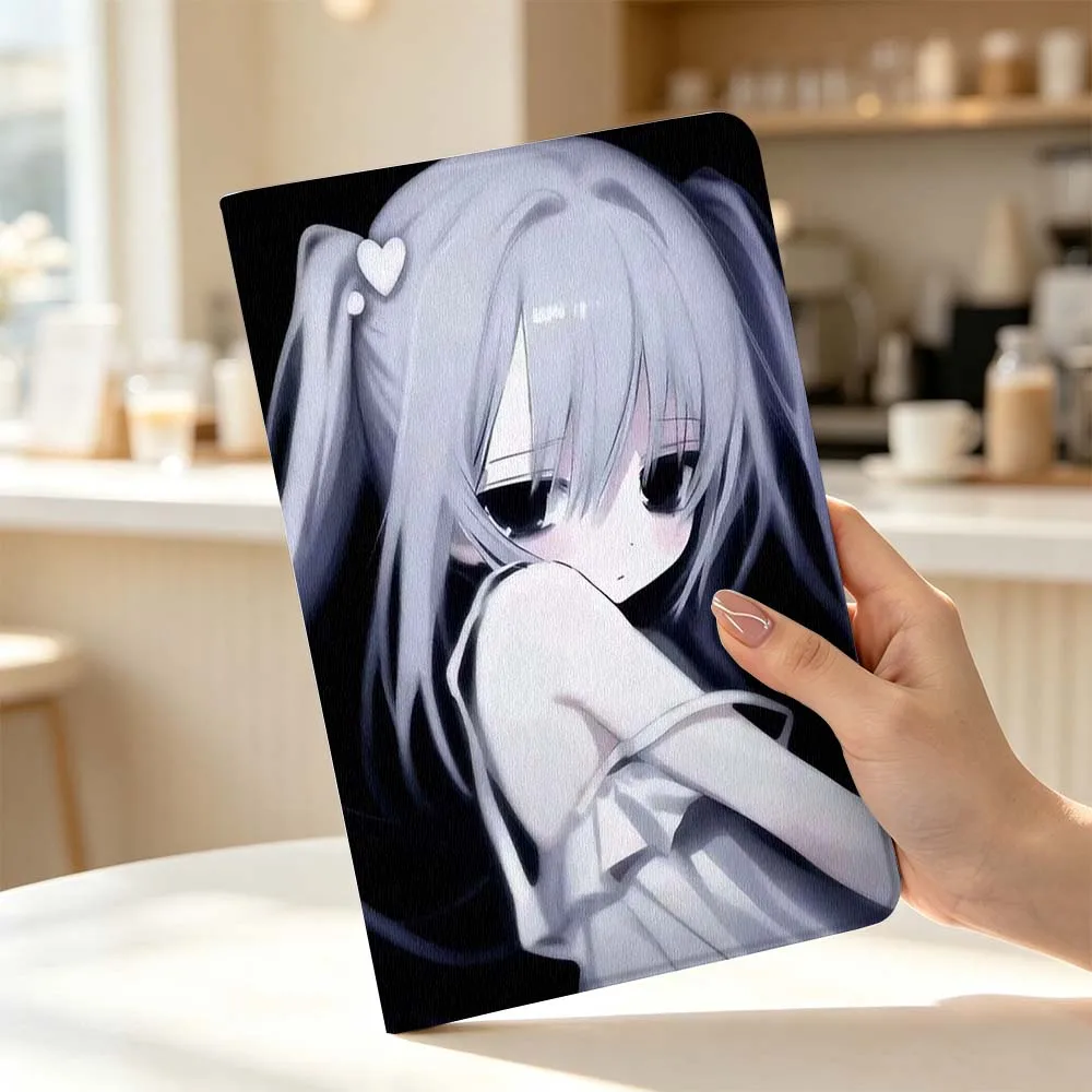 Cute Anime Girl Tablet Case - Fashionable Design