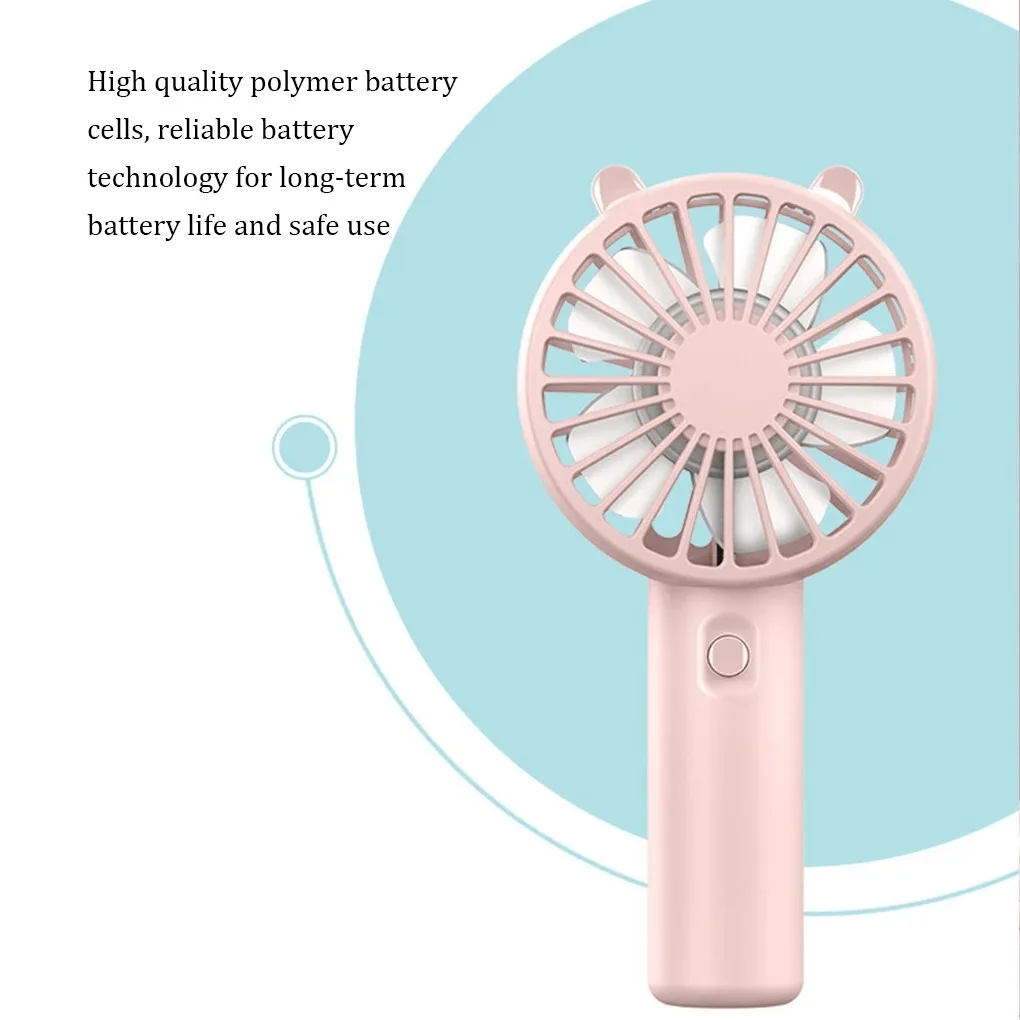 Mini fan portable mini fan USB rechargeable fans handheld fans desk table fan air conditioner mute cooler for outdoor home office school