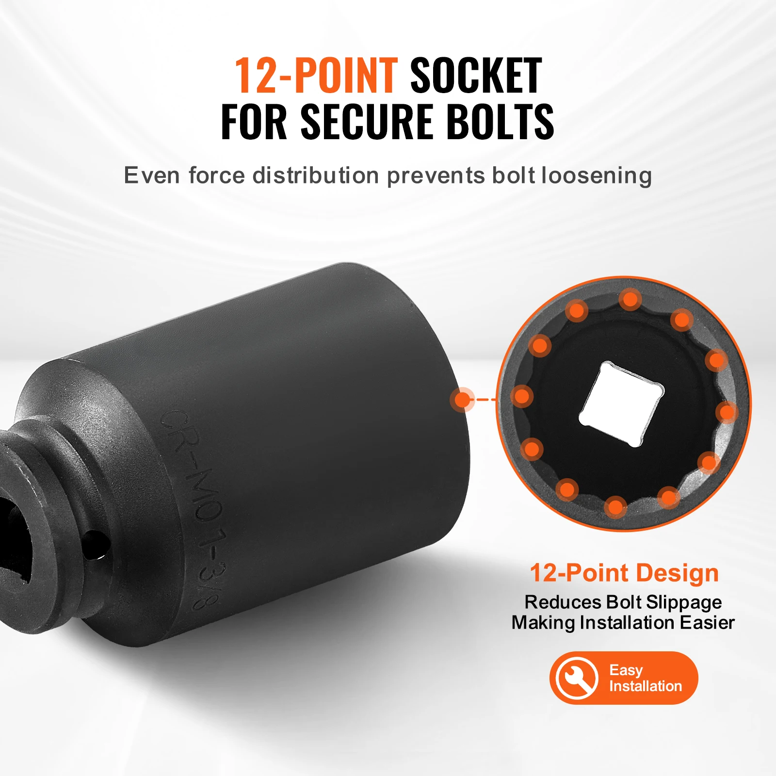 CRMO Steel Axle Nut Socket Set for Vehicle Maintenance