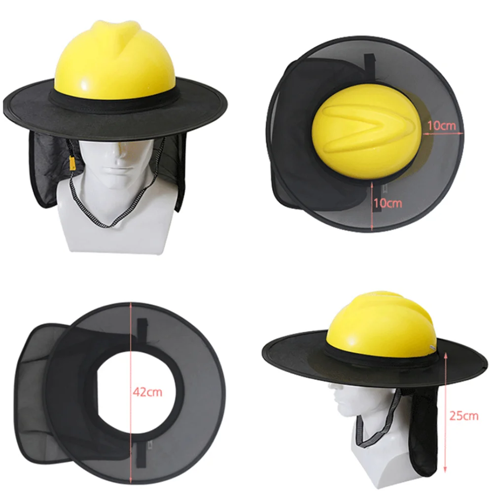 Full Brim Shield High Visibility Mesh Accessories Reflective Sunshade Cloth