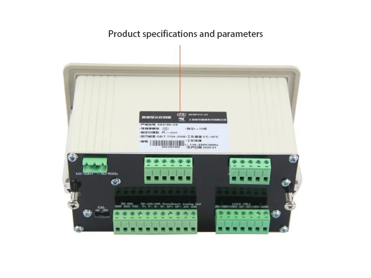 XK3190-C8 Weighing Display Controller Electronic Quantitative Packing Weighing D