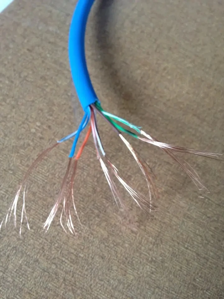 1171 super six cat6a network cable oxygen free copper core shielding