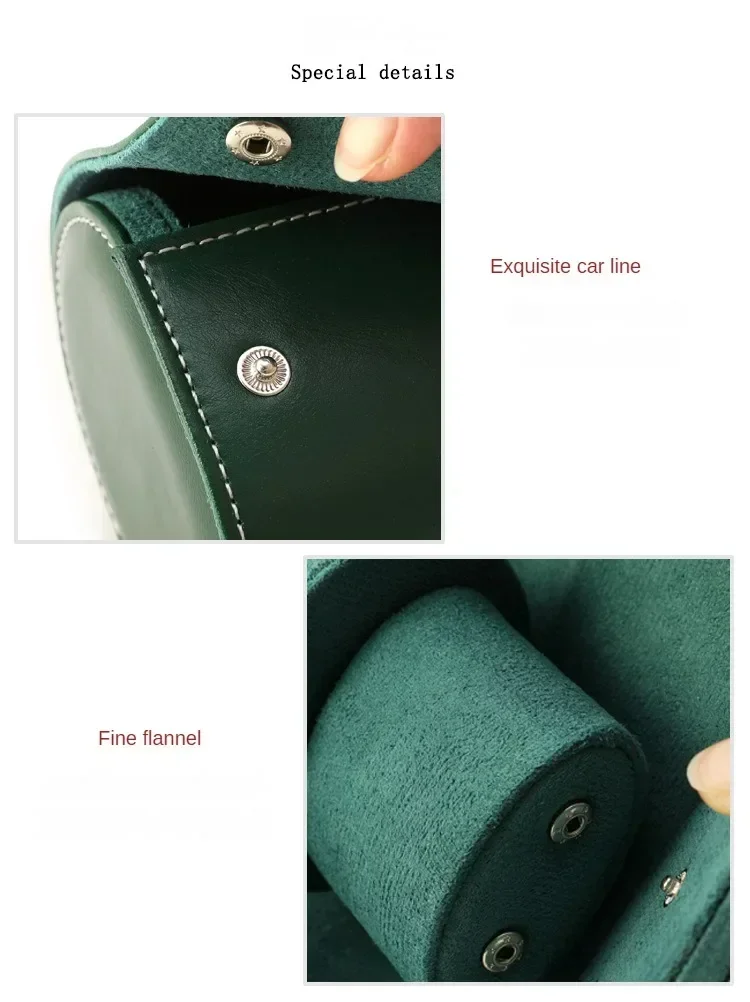 Travel Watch Organizer | PU Leather Watch Case Travel Storage Bag, Classic Watch Pouch ... - SKU TWO01908 - UGI Packaging