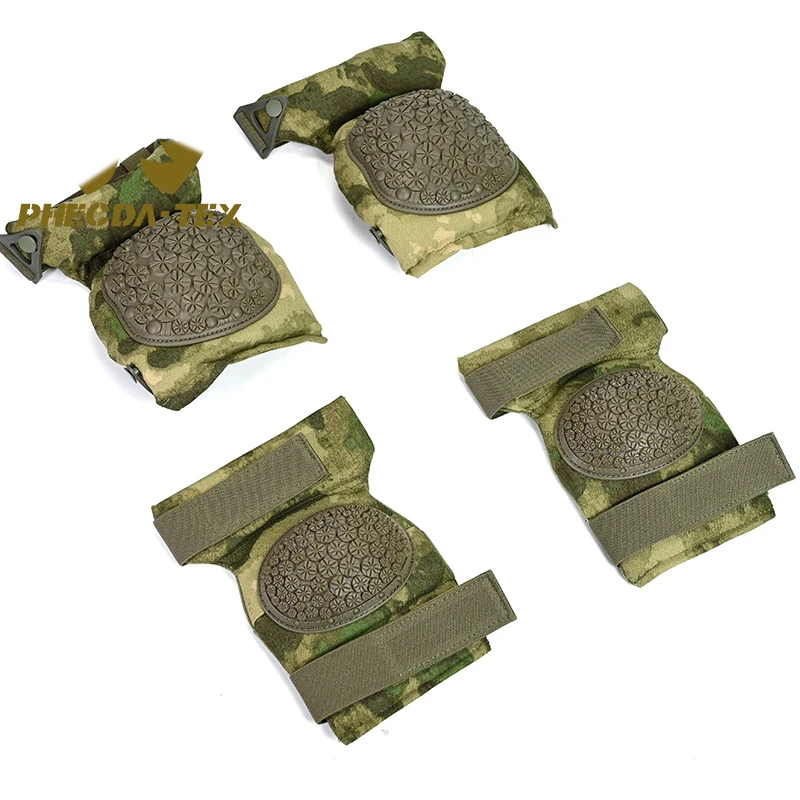 4-teiliges Set Taktisches Training Bekleidungszubehör Schutzausrüstung Knie-Ellenbogenschützer – Detail 35