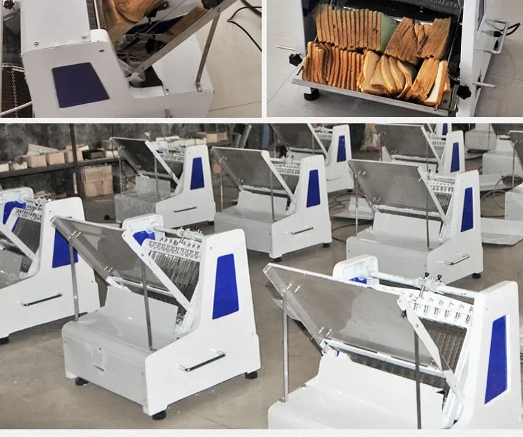 Factory Supply 31 Electric Hamburger Baguette Bread Slice Cutting Machine Bread Slicer Machine For Bakery 6
