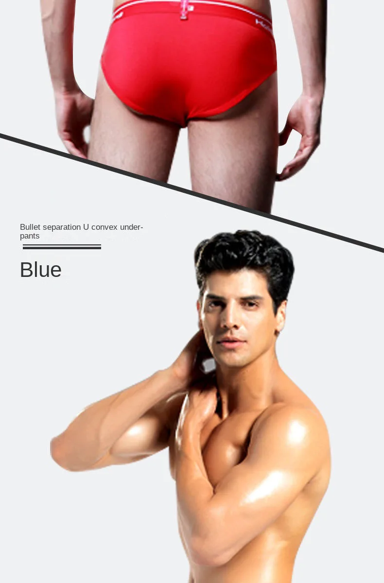 Separation Shorts Men's Penis Underwear Men's Summer Sexy and Breathable Briefs Youth Functional Underwear Men's Panties for Men