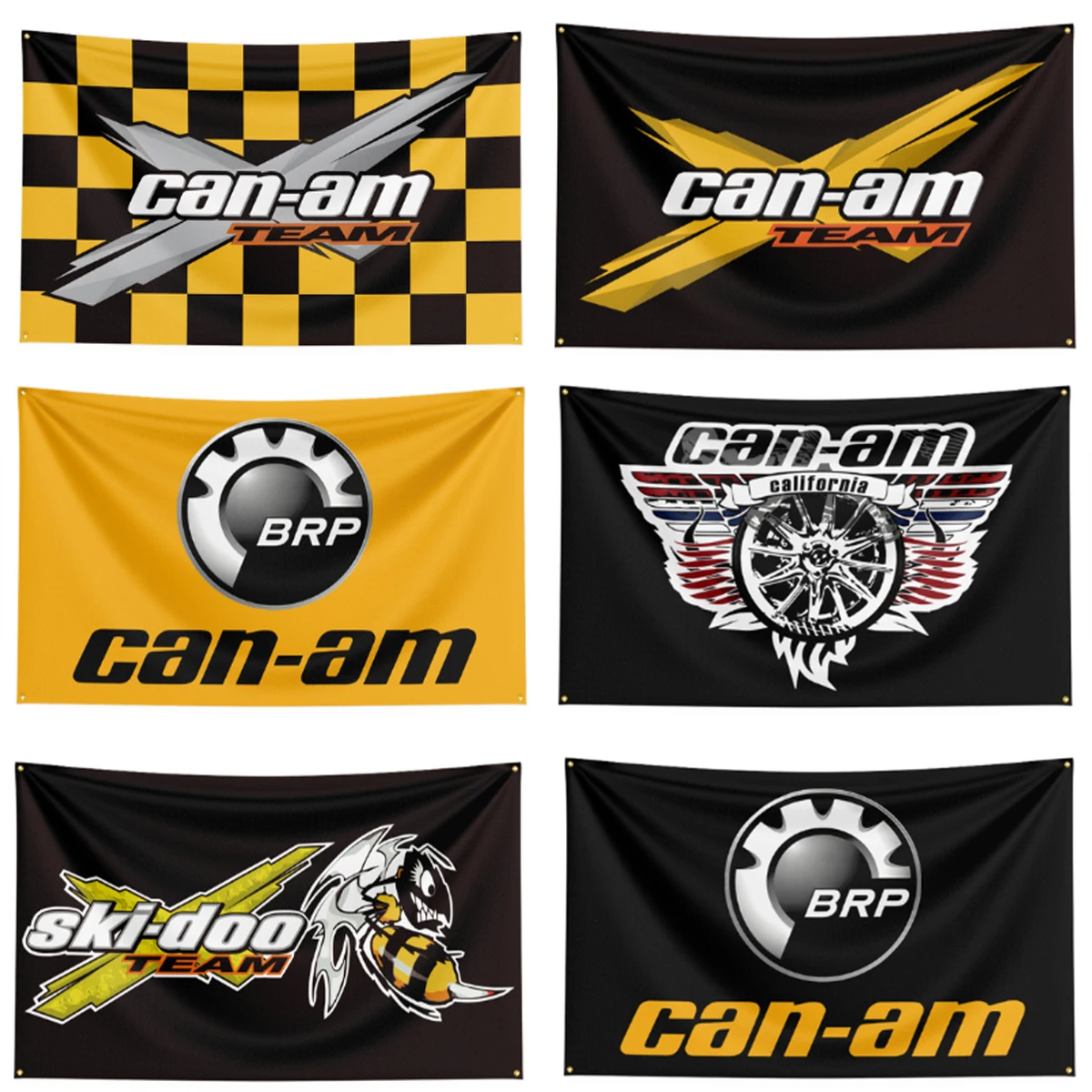 

Флаг FLAGDOM 90x150 см 3x5 футов Can-am Brp из полиэстера, печатные фотообои для декора