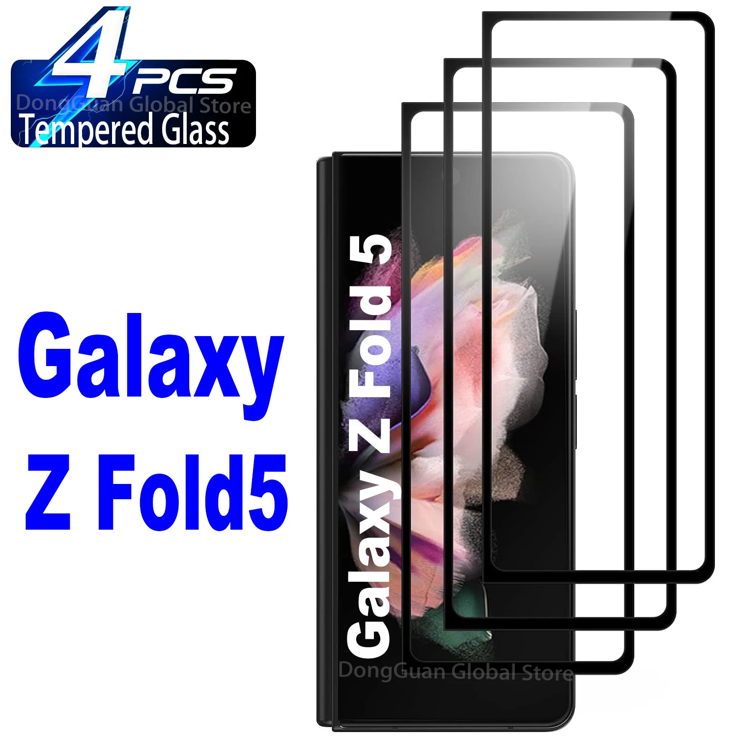 2/4 Pezzi Di Vetro Temperato Per Samsung Galaxy Z Fold 5 Z Fold 4 Z Fold 3 Z Fold 2 Pellicola Protettiva Per Schermo In Vetro