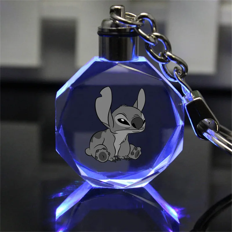 Night Light Stitch Children  Disney Stitch Led Keychain - Animation  Derivatives/peripheral Products - Aliexpress