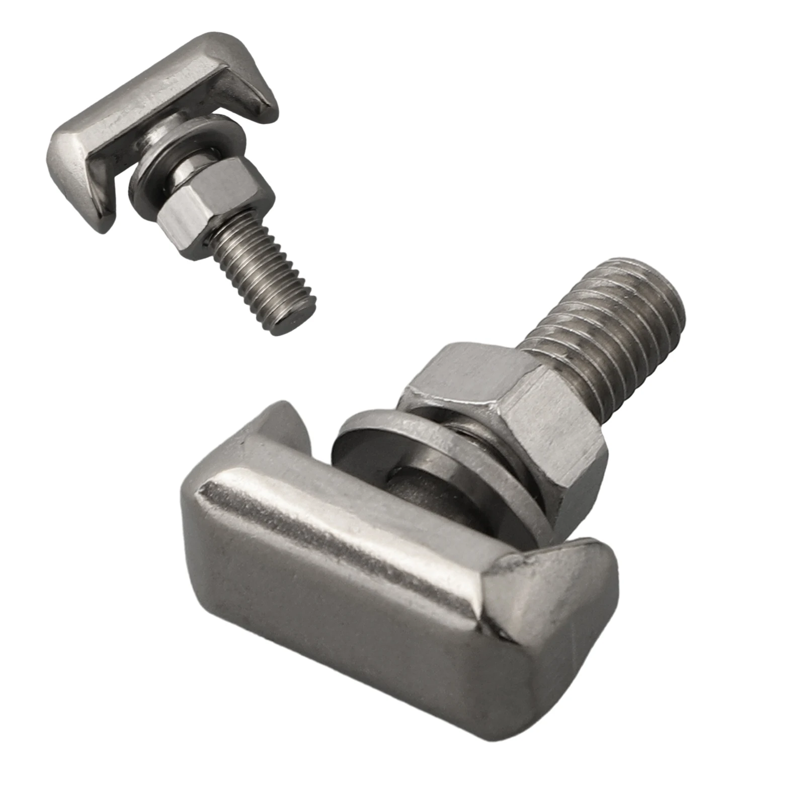 Electrical Wire Terminal T-Bolt Stainless Steel Battery Terminal Connectors Cable Screw Battery Terminals T-Bolt Screw Connector Car Accessories