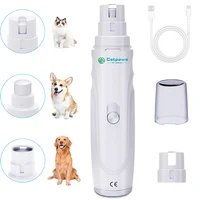 Electric Dog Claw Grinder USB Rechargeable Electric Dog Nail Trimmer Quiet Electric Pet Cat Paws Nail Grooming Trimmer Tools 1