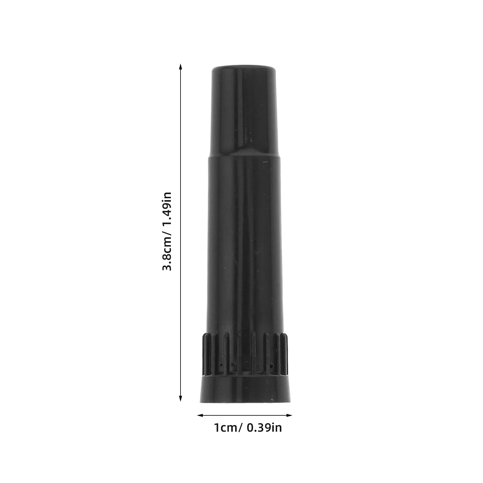 4개 플라스틱 타이어 밸브 스템 연장기 39mm 범용 나사식 캡 자동차 트럭 자동차 휠 밸브 스템 연장 어댑터 키트
