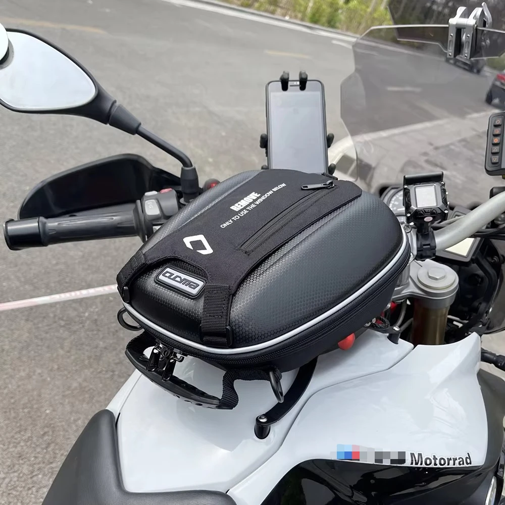 BMW F650GS F700GS F800GS F700 F800 GS Adventure 2008- Motorcycle Tank Bag Luggage Waterproof Backpack Quick Lock Flange