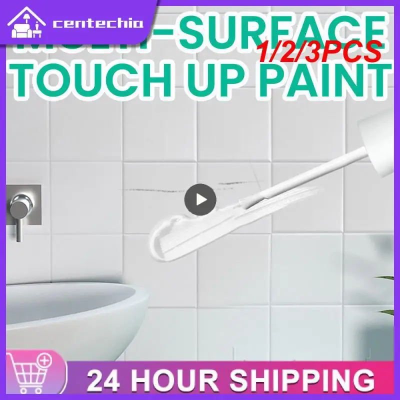 1/2/3PCS Wall Self-brushing Touch-up Paint Apply Easily Wall Repair Household Touch-up Paint Cover Defects Coating Clean Smell