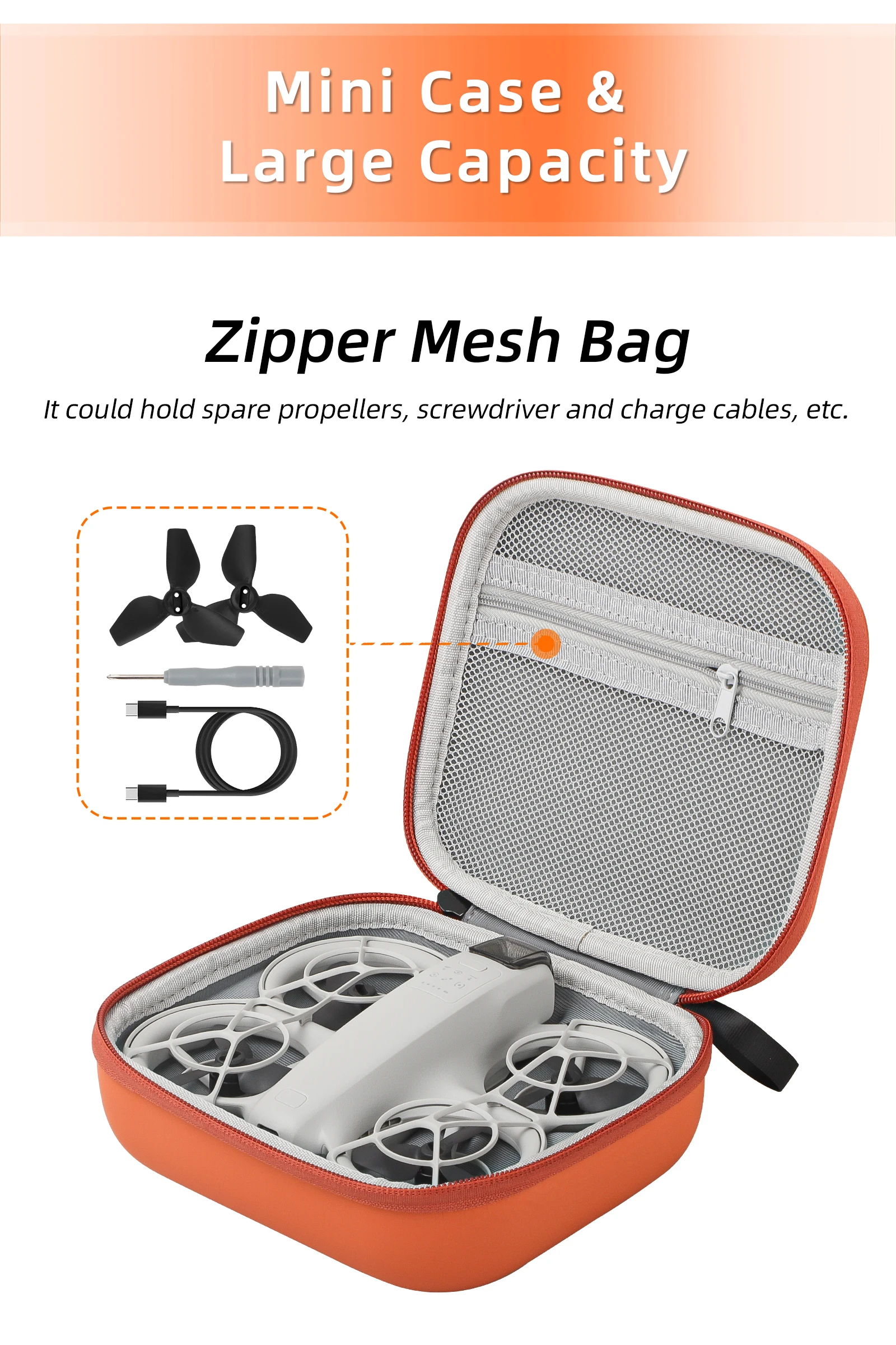 Storage Bag Case For DJI Neo Organizer Protective Sleeve Portable Carrying Handbag For DJI Neo Accessories