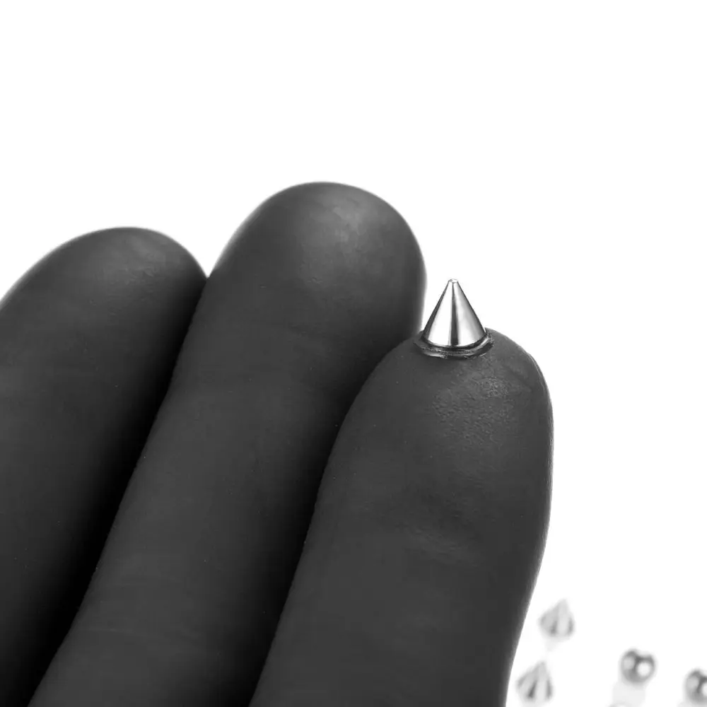 Cool Body Jewelry With Sticker For Women Men No Piercing No Piercing Jewelry Ball Nose Ring Eyebrow Stud Set Fake Lip Stud - 6