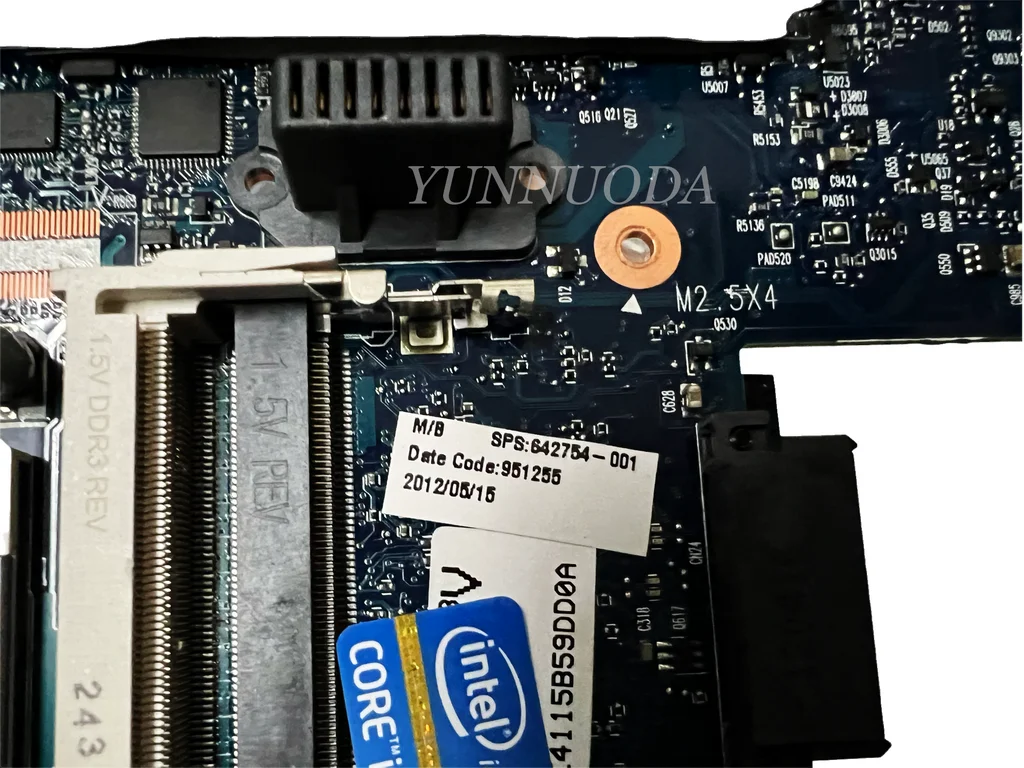 Original para hp Elitebook 6460b 8460p Portátil Placa-mãe 642754001 642754501 6050a2398501 642754-001 Testado Bom - Imagem 3
