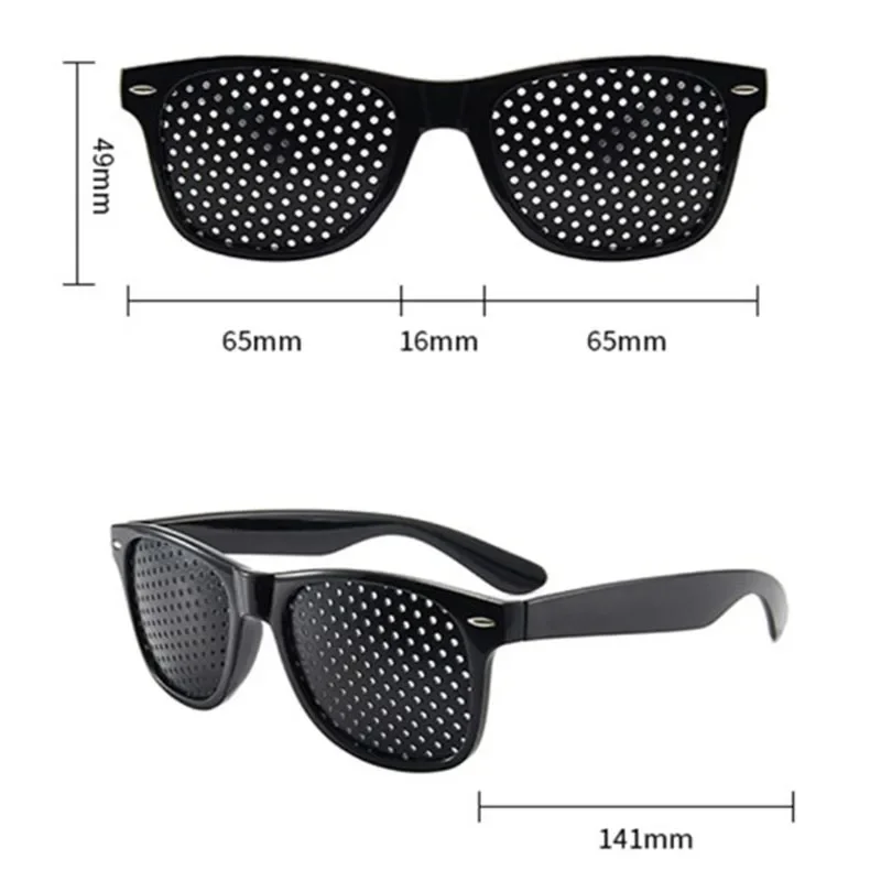 1/2/3PCS Anti-Myopie-Astigmatismus-Brille, Sehkorrektur-Loch-Brille, männliche und weibliche Sehverbesserungsbrille – Detail 6