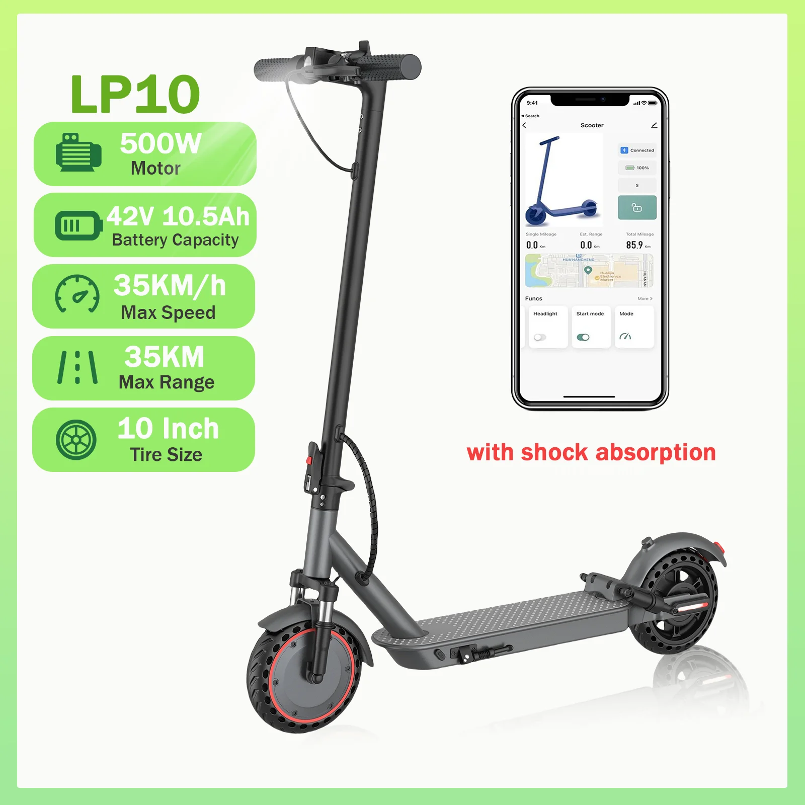 LP10 (42V10.5Ah/500W/35KM/H/35KM)