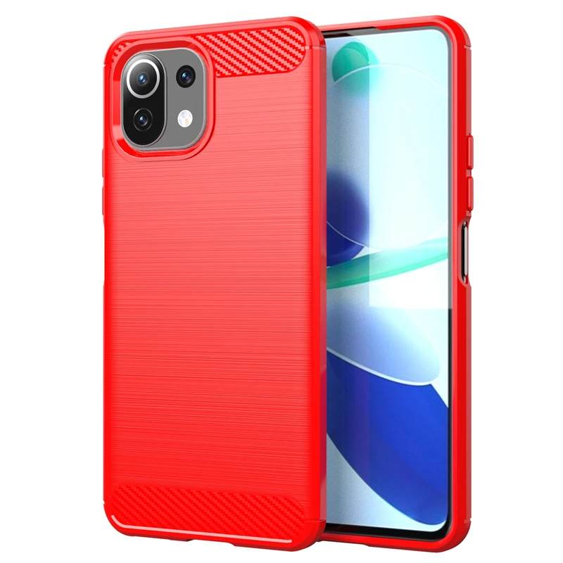 For Cover Xiaomi Mi 11 Lite 5G NE Case For Mi 11 Lite 5G NE Capas Shockproof Phone Bumper TPU Cover For Mi 11 Lite 5G NE Fundas — view 3