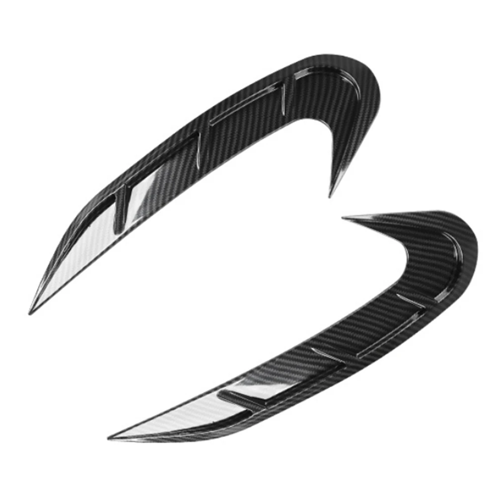 

For Audi- A3 A3L 2021 2022 Car Front Headlight Eyebrow Frame Cover Trim Decor Sticker Exterior Accessories,Carbon