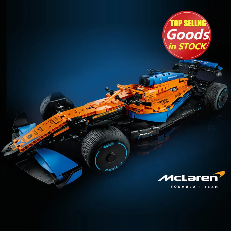 Новинка 2022 техническая формула McLarens 42141 строительный блок самоблокирующиеся