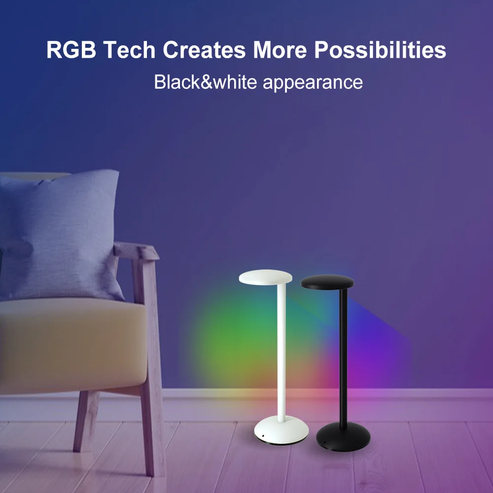 

Tuya WiFi Smart Led Desk Lamp Voice Control Sleep Light LED Table Lamp Bedroom RGB Night Light Work with Alexa Google Home Decor