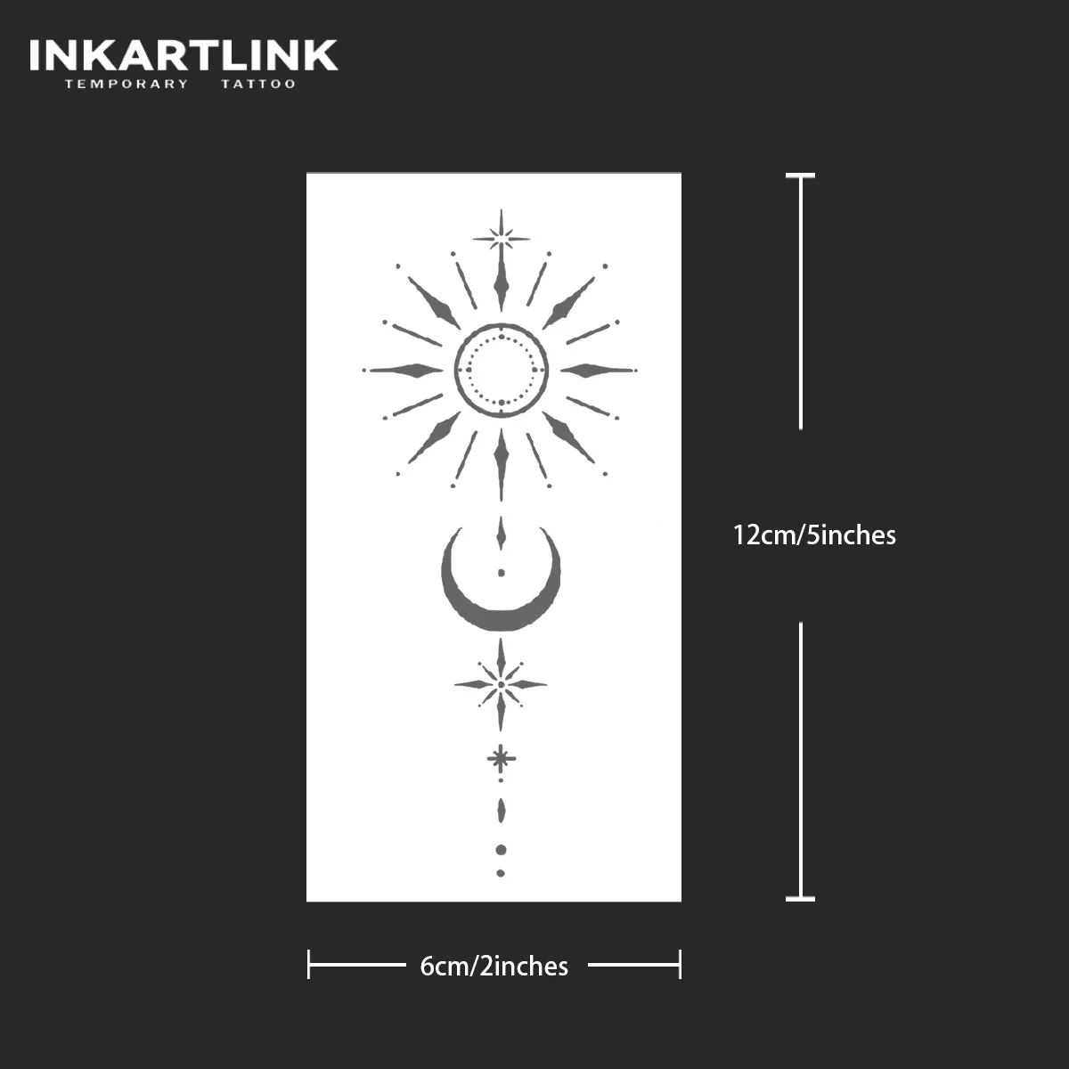 リアルタトゥー　マジックタトゥー The sun and the moon Ac14ba7ce02514c51932bb6e133630