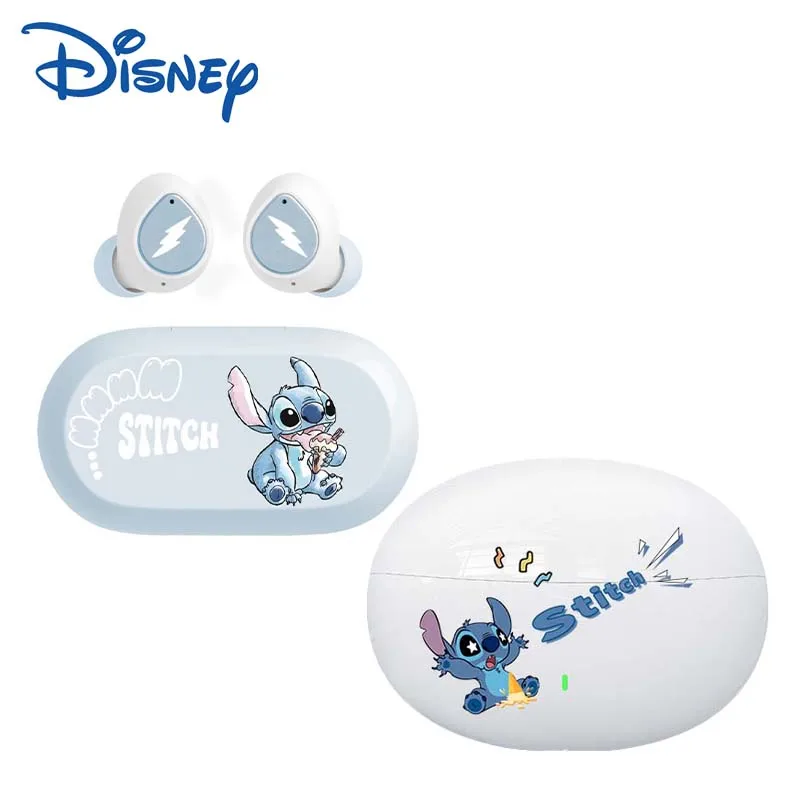 New Disney Lilo & Stitch Angel Auricolari Bluetooth Wireless Hifi Sound Hd Call Headset Smart Touch Bassa Latenza Lunga Durata