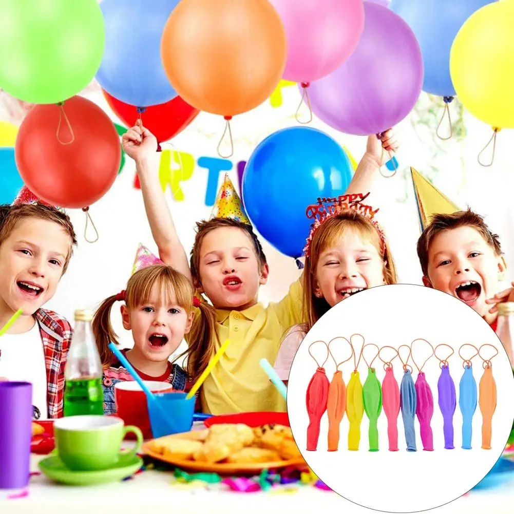 Children's Toy Balloon Rubber Band Punching Clap Balloon Educational Elastic Toys Kids Birthday Party Decoration Props Gifts