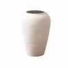 Home Minimalist Ceramic Vase, Countertop Solid Color Creative Japanese Dried Flowers Hydroponic Vase Ornament 2