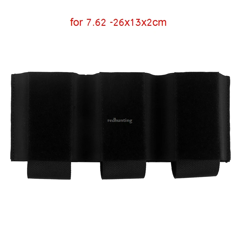 Tactical 5.56/7.62 Triple Magazine Pouch Magazine Holder with Hook Fasteners for MK3/MK4 Chest Rig Magazine Insert Pouch
