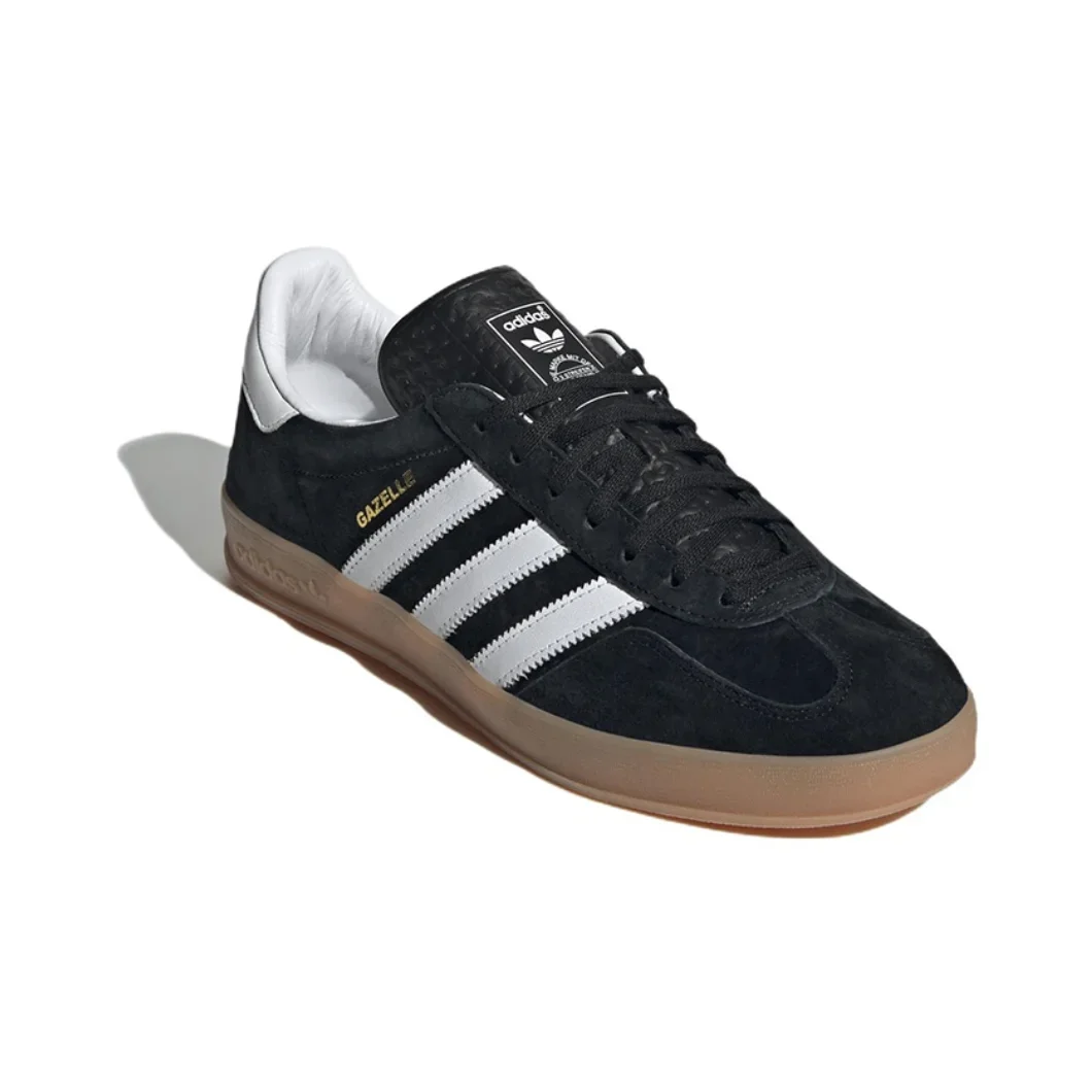 Description Picture 5 of itemIconic Brand New GAZELLE INDOOR Low Men and Women Athletic Board Shoes Classic Retro Sneakers Lightweight fashion sneakers Cement Gray