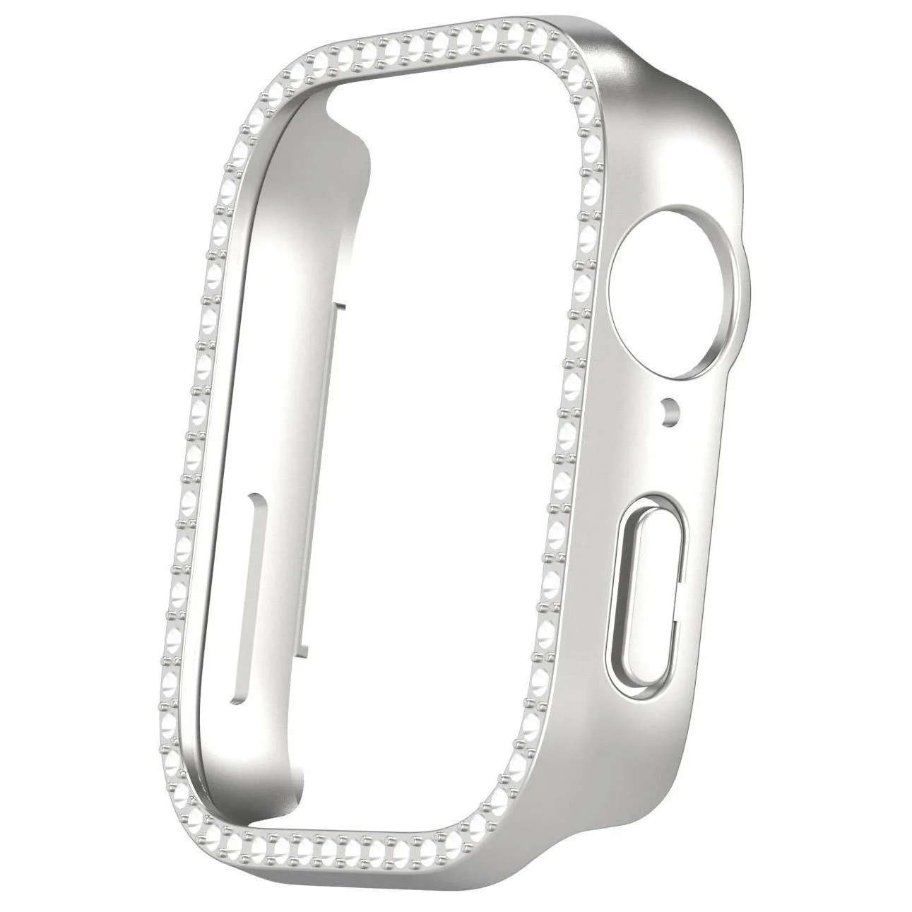 Diamond-Embellished All-Around Protective Watch Bumper Cover