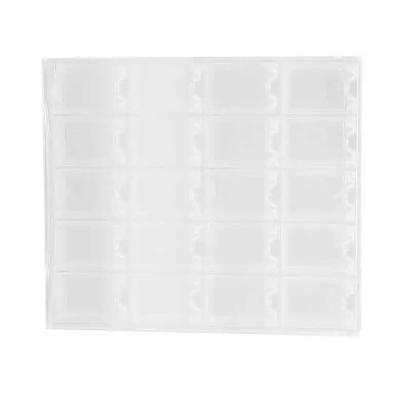 Jewelry Grid Case Acrylic Clear Moistureproof Nail Storage Box for Nail