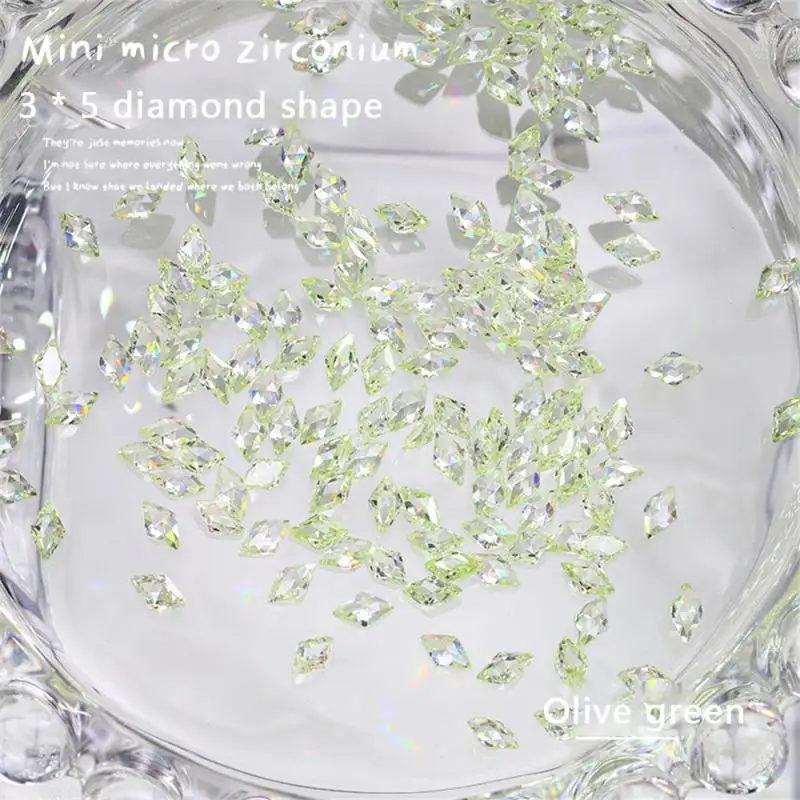 

Nail Art Decorations Ice-penetrating Crystal Rhinsetone Mini Micro Zircon Nail Drill Jewelry 3D Nail Sticker Drill