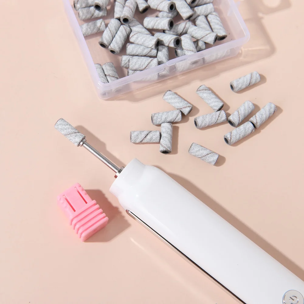 하이 퀄리티 미니 샌드 링 연삭 헤드, 스테인레스 스틸 샤프트, 내마모성 네일 특수 공구, 3mm, 0.19 인치