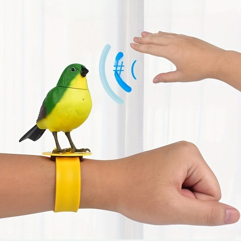 1 Juguete De Pájaro Cantor Con Pilas Activado Por Sonido | Envío gratis
