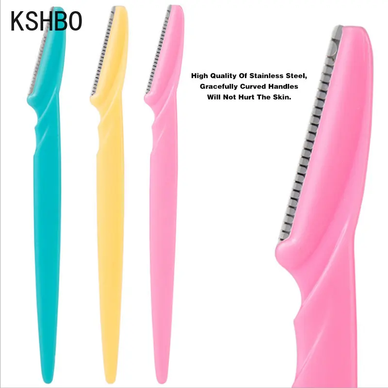 New 3pcs/set Eyebrow Trimmer Eyebrow Razor Shaver Blade Eye Brow Shaper