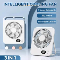 Mini batterie externe Portable pliante USB, ventilateur de refroidissement d'été, ventilateur multifonction de bureau pour le sport 2