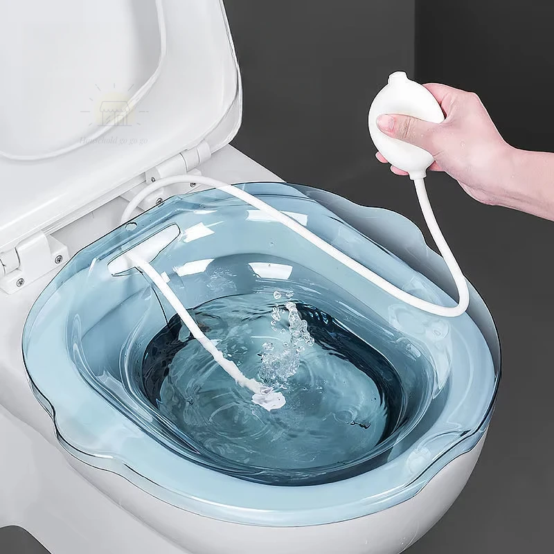 Portable Bathtubs Folding Bidet Maternity Self-Cleaning Private Part Buttock Rinse Perineal Soak Bath Hemorrhoid Treatment Bidet portable ice bath tub inflatable bathtub