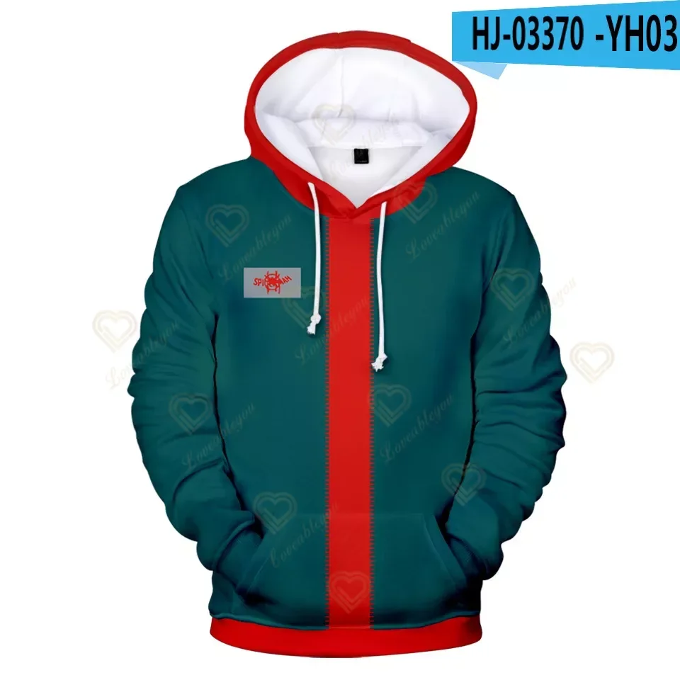 thumbnail image 1 of Sudadera con capucha y cremallera de Spiderman de Deadpool para niños Sudadera con capucha de Spiderman para hombre Sudadera con capucha con estampado digital 3D de Spiderman Sudaderas y sudaderas con, 1 of 5