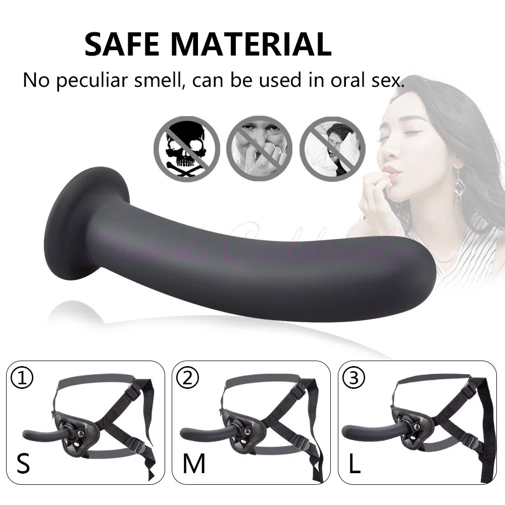 Strapon indossabile per lesbiche Cinturino in silicone su dildo Pantaloni Giocattoli sessuali per donne Eroti_voghion.com