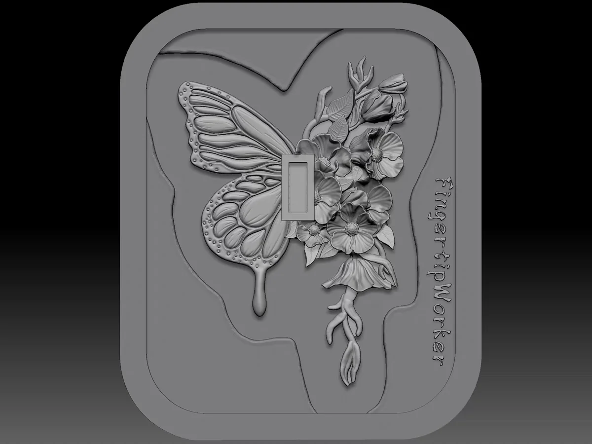 1pc Butterfly  Nail Plate Base 3D Acrylic Mold Tool  Nail Art Decoratons  DIY  Silicone  Nail Art Templates Nails  Mold Tool 5