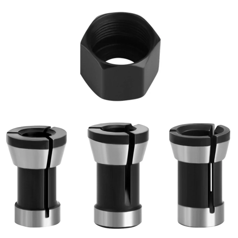 

M15 Engraving Machine Chuck Nut 6mm/6.35mm/8mm Woodworking Milling Cutter Parts 94PD