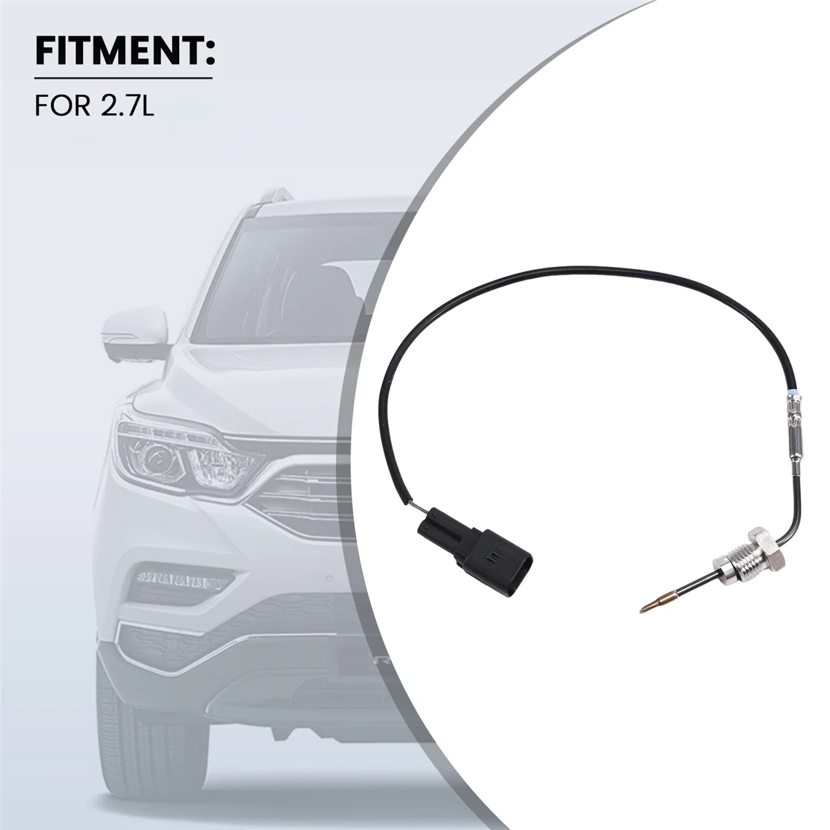 Capteur Température échappement Pour Ssangyong Kyron, Rexton, Actyon 2.7L - Référence 6651500658, 6651500758, 6651501058 - 3