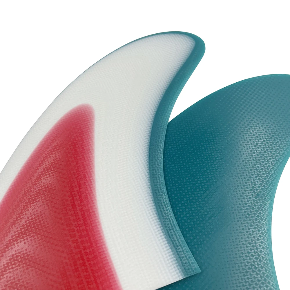 UPSURF FCS MR Fins Keel Fin Set Twin Surf Fins surfboard fin for Fish Surfboard(2 Fins)