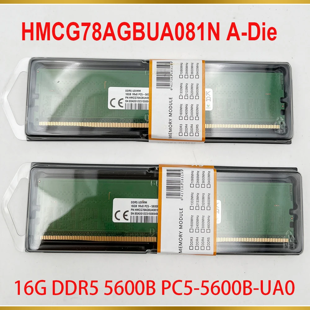 New 1PCS HMCG78AGBUA081N A Die For RAM 16GB 16G DDR5 5600B PC5 5600B UA0